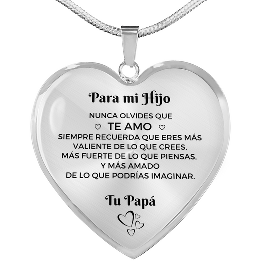 Collar con colgante Para mi Hijo - De Papá