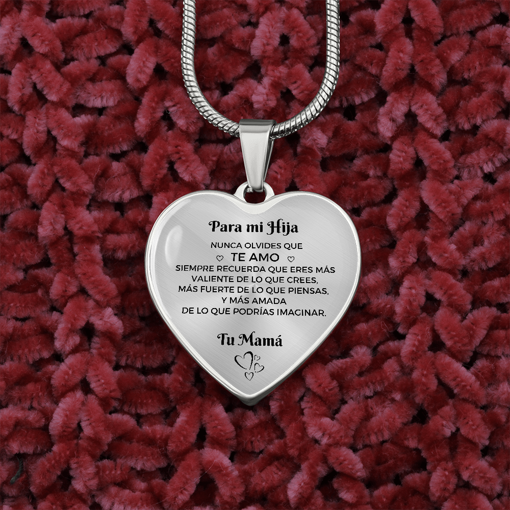 Collar con colgante  Para mi Hija - De Mamá